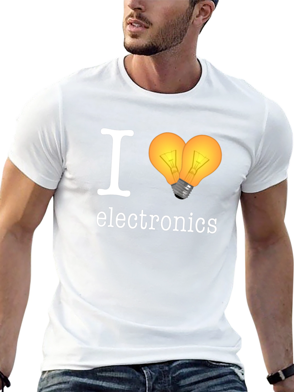 I Love Electronics T-Shirt - Cool Engineer Tee