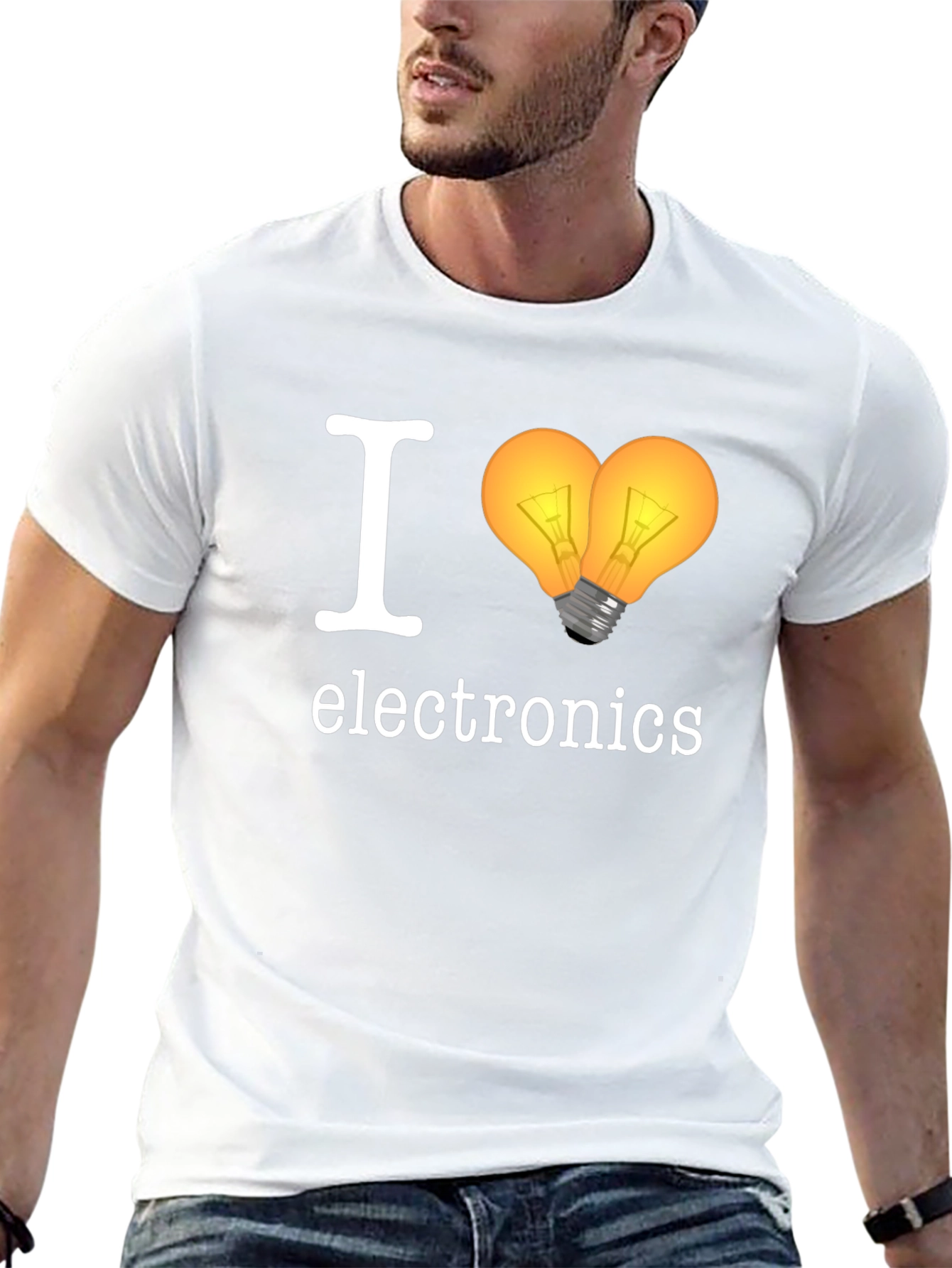 I Love Electronics T-Shirt - Cool Engineer Tee