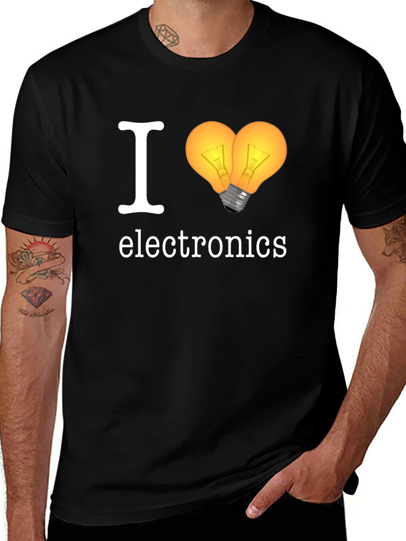 I Love Electronics T-Shirt - Cool Engineer Tee