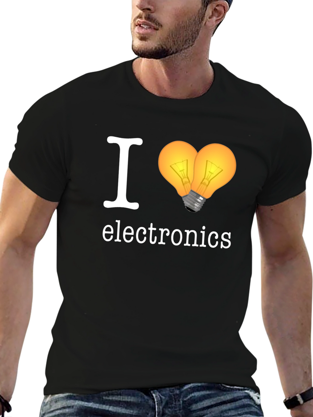 I Love Electronics T-Shirt - Cool Engineer Tee