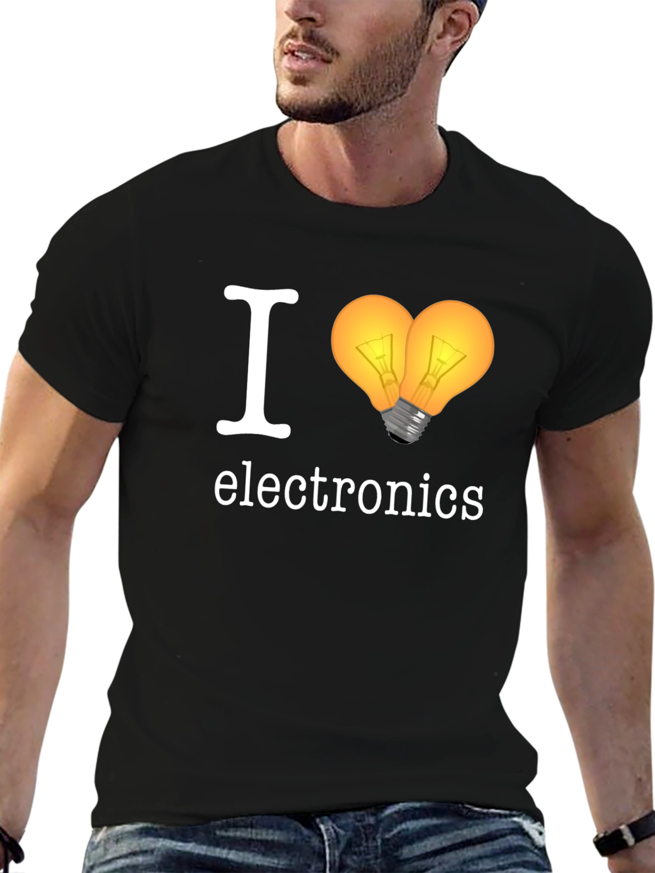 I Love Electronics T-Shirt - Cool Engineer Tee