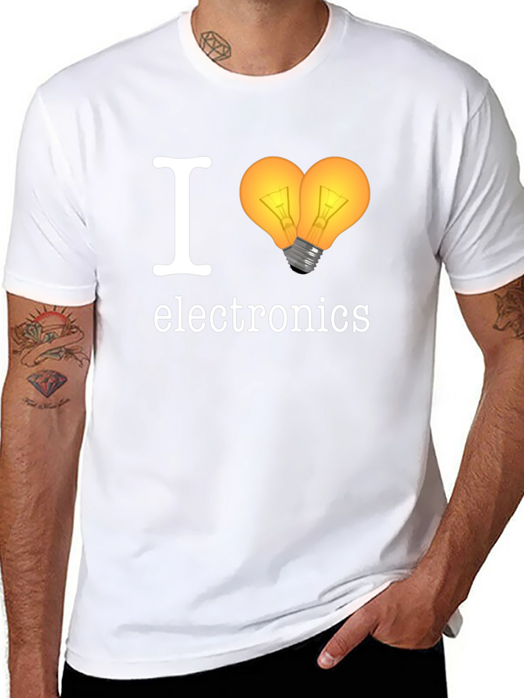 I Love Electronics T-Shirt - Cool Engineer Tee