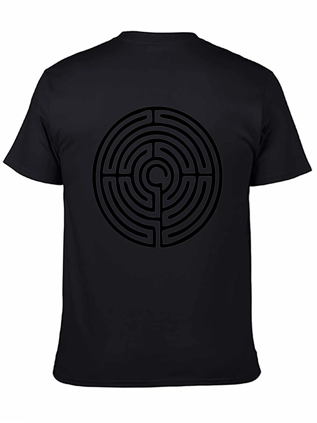 Labyrinth Maze Graphic T-Shirt - Mens