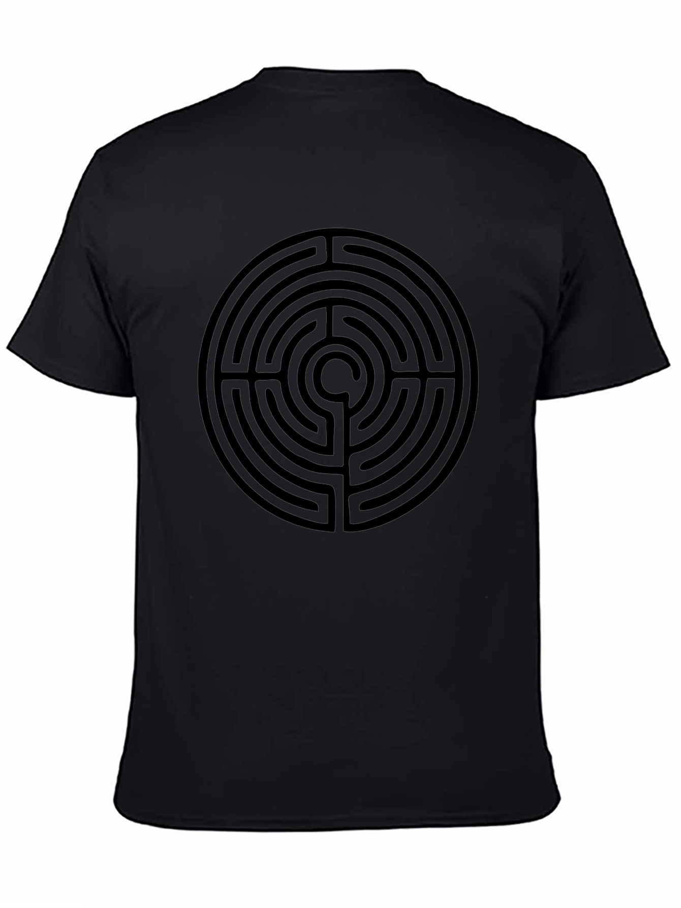 Labyrinth Maze Graphic T-Shirt - Mens