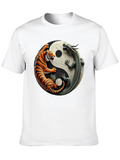 Yin Yang Dragon and Tiger Graphic Tee