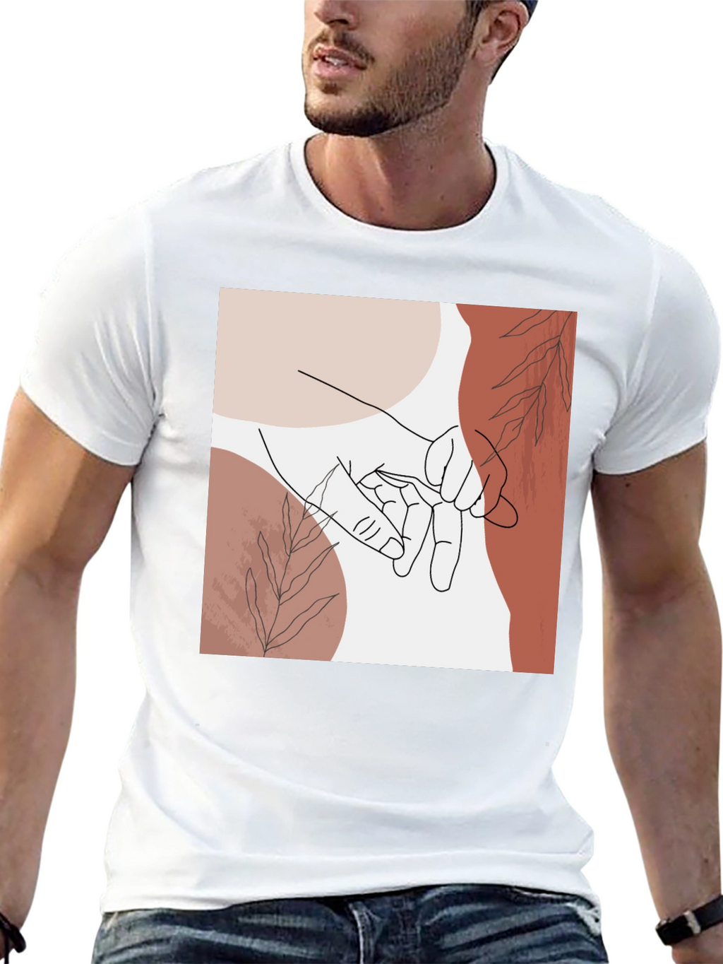 Minimalist Hands Graphic Tee