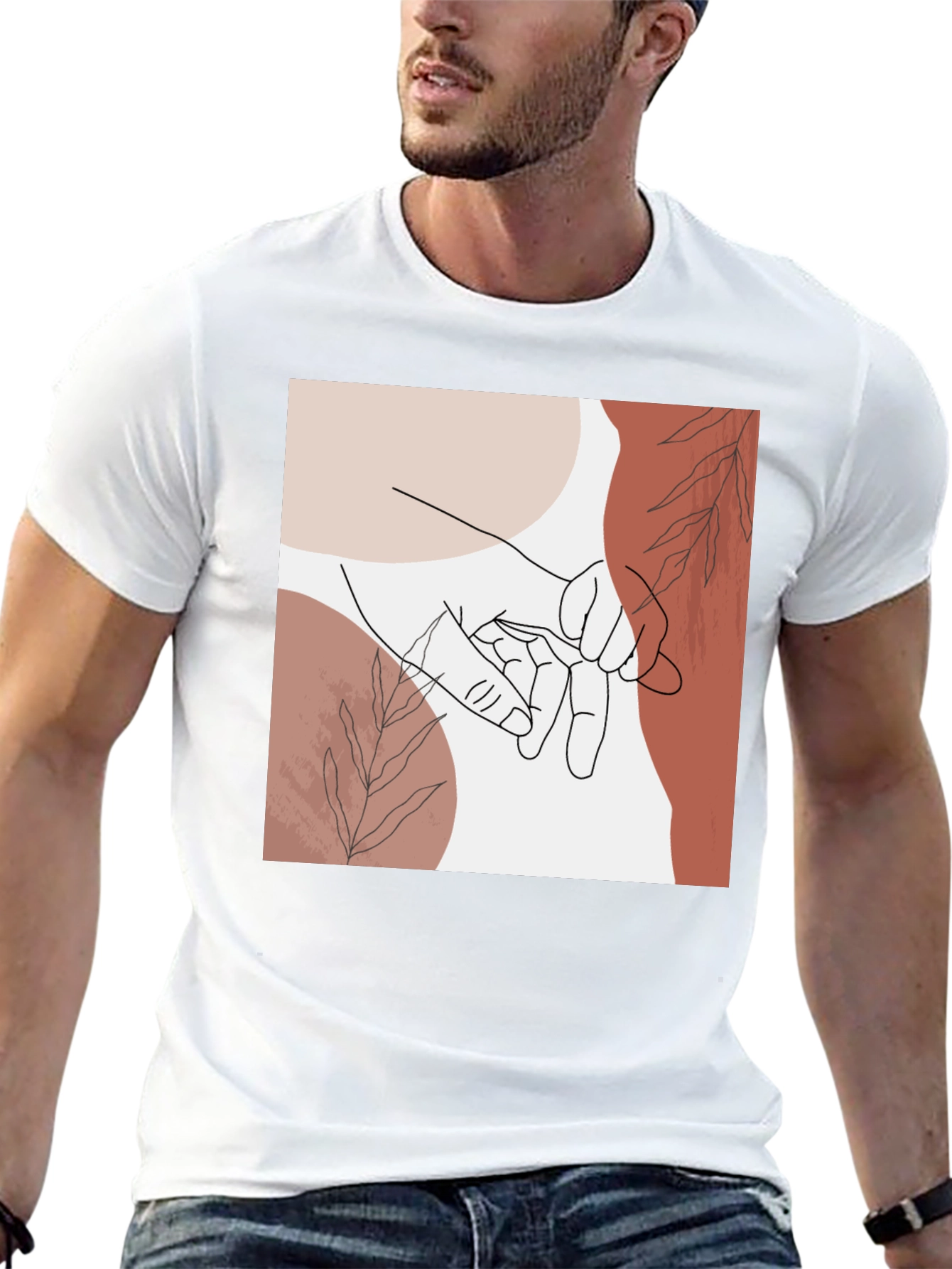 Minimalist Hands Graphic Tee