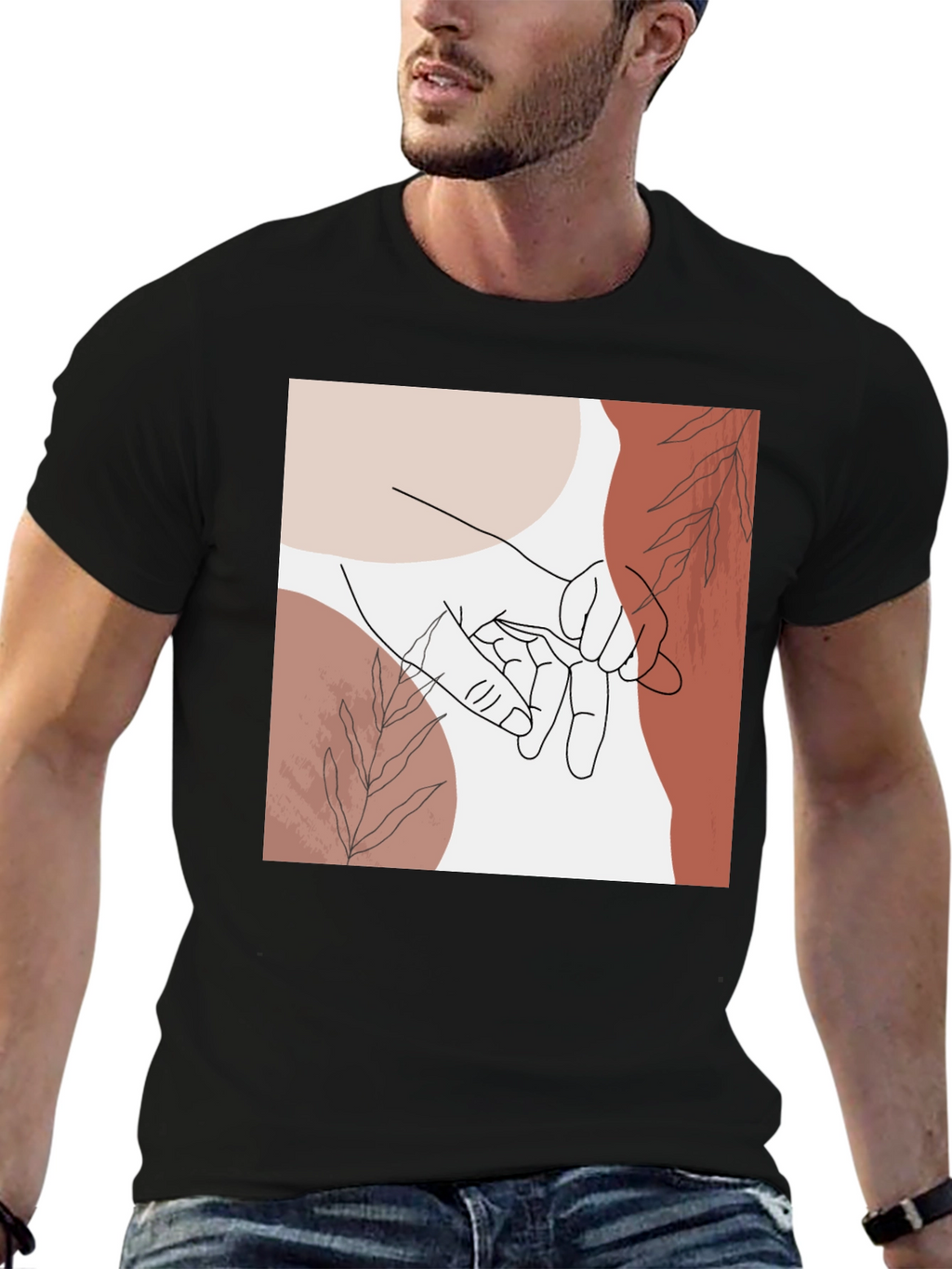 Minimalist Hands Graphic Tee