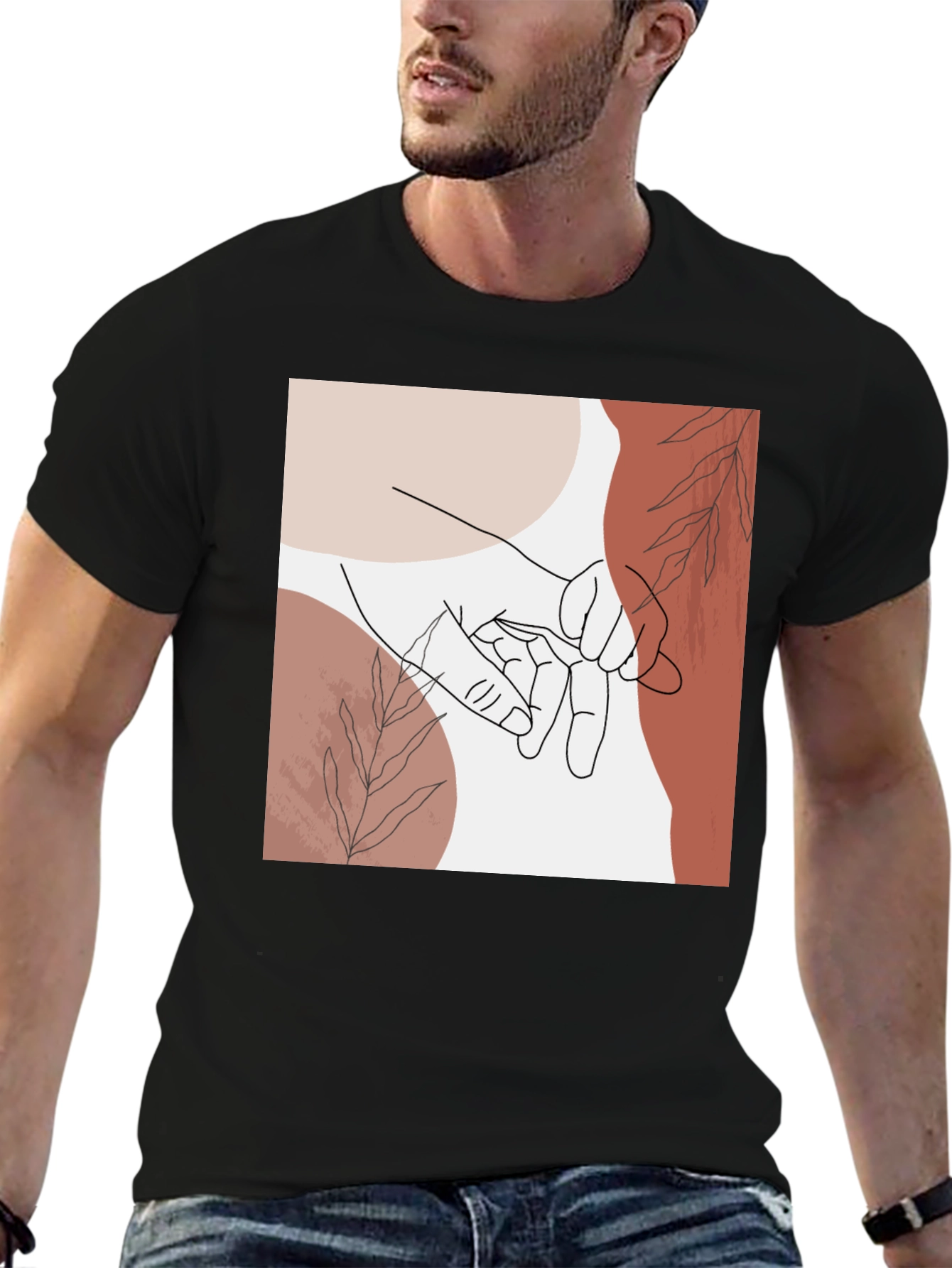 Minimalist Hands Graphic Tee