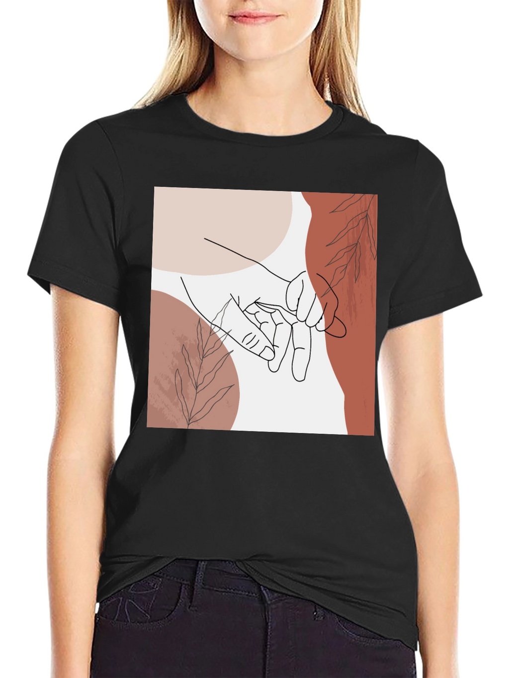 Minimalist Hands Graphic Tee