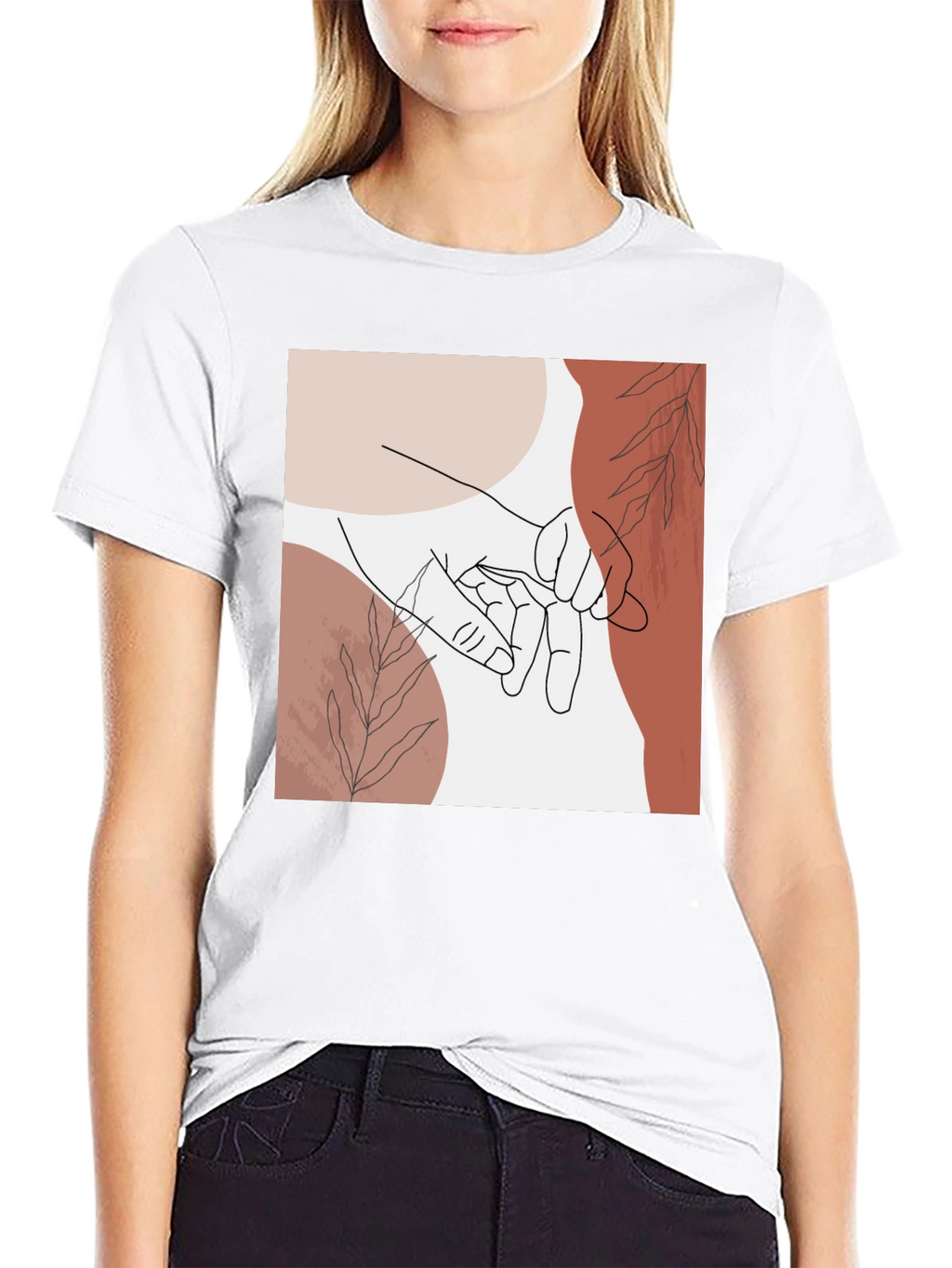 Minimalist Hands Graphic Tee