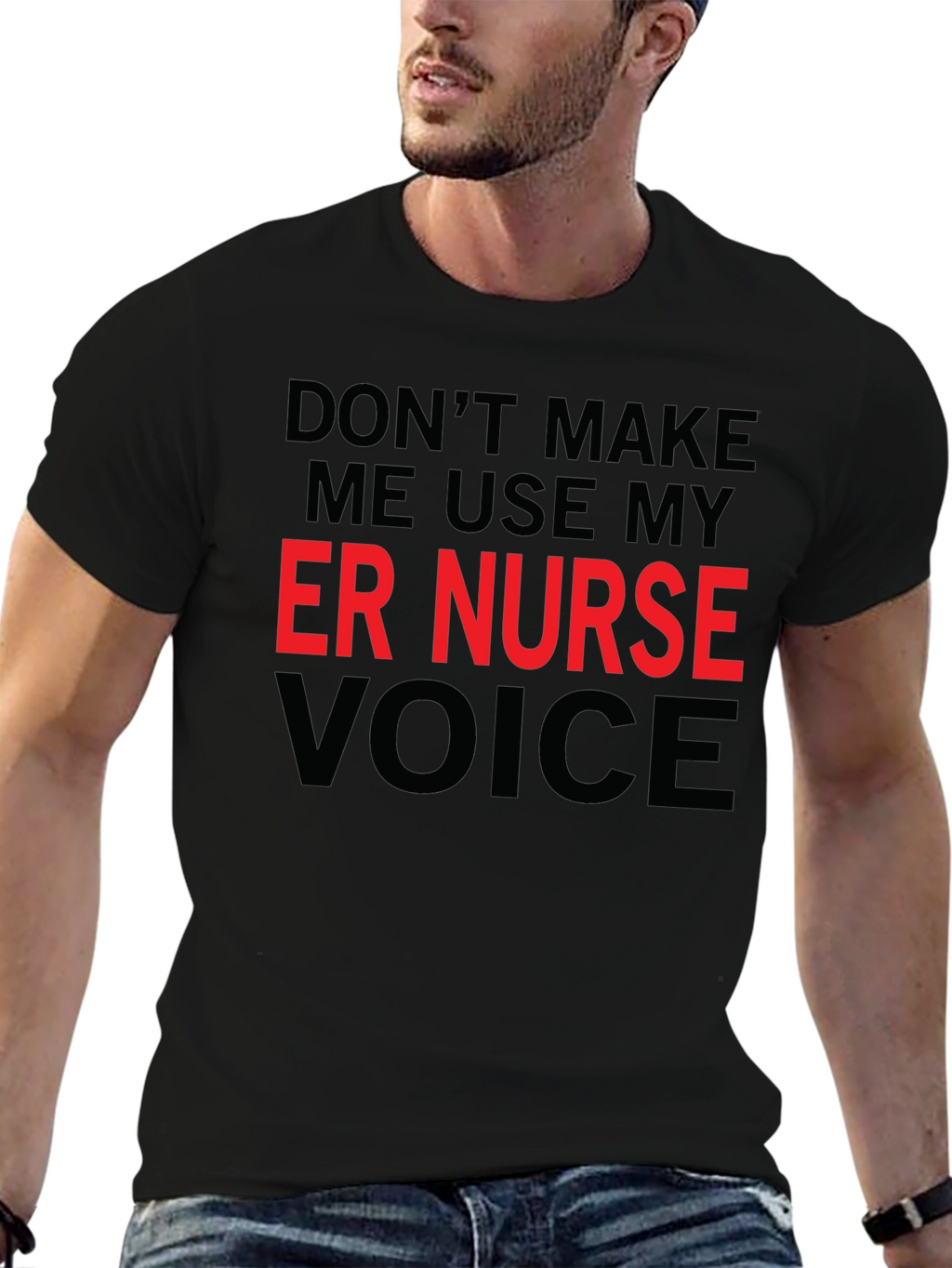 ER Nurse Voice T-Shirt - Funny Emergency Room Apparel