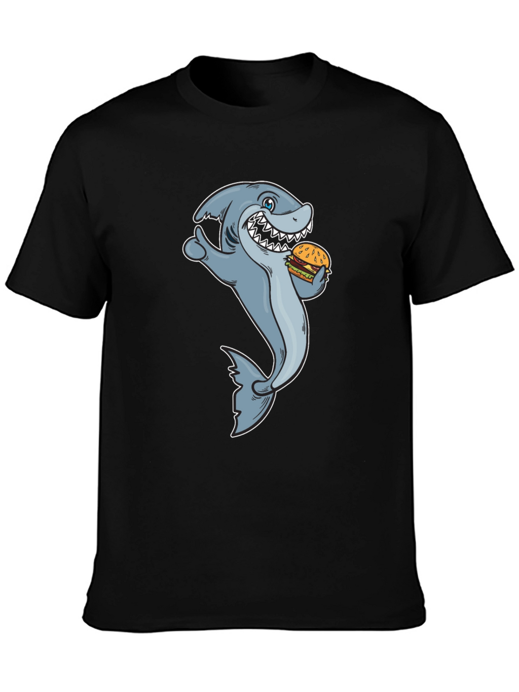 Shark Burger Graphic T-Shirt - Mens