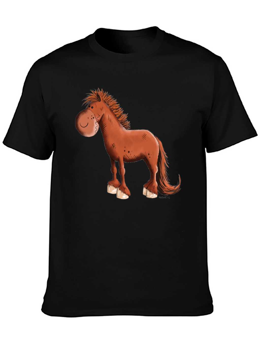 Cartoon Horse Graphic Tee