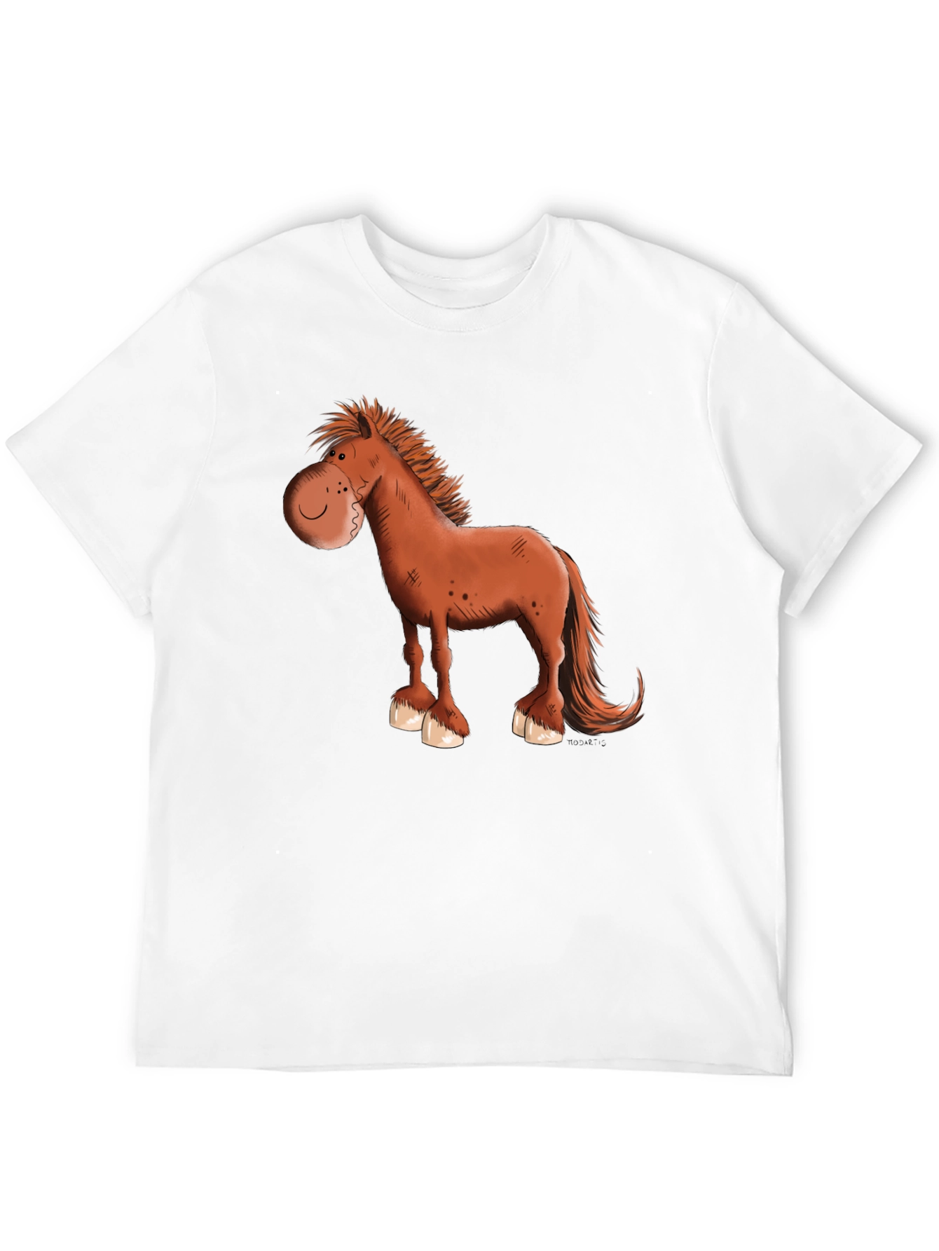 Cartoon Horse Graphic Tee