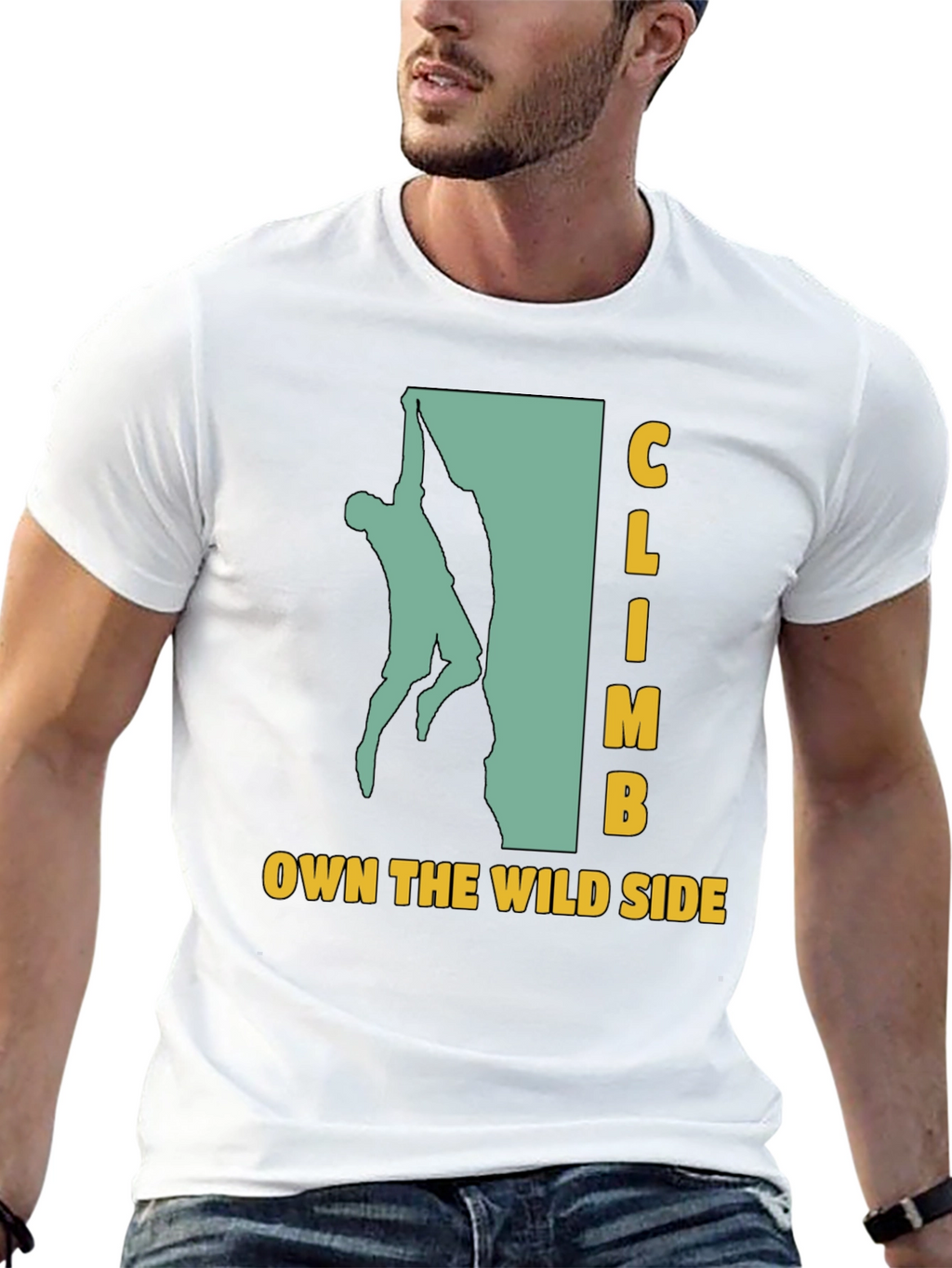 Climb Own The Wild Side Black Graphic T-Shirt