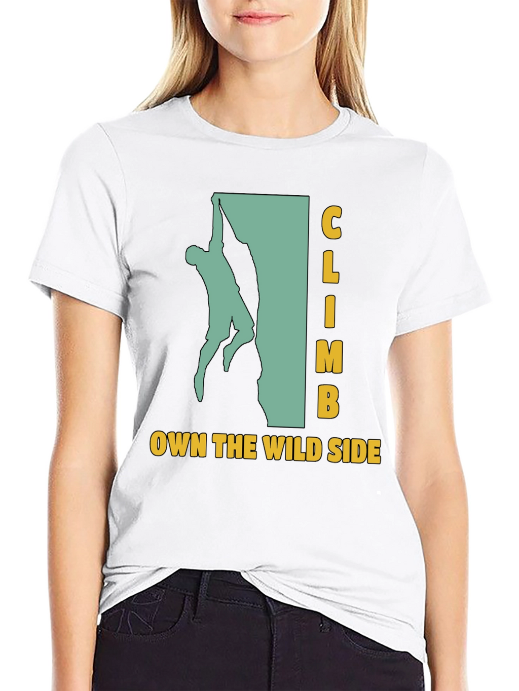 Climb Own The Wild Side Black Graphic T-Shirt