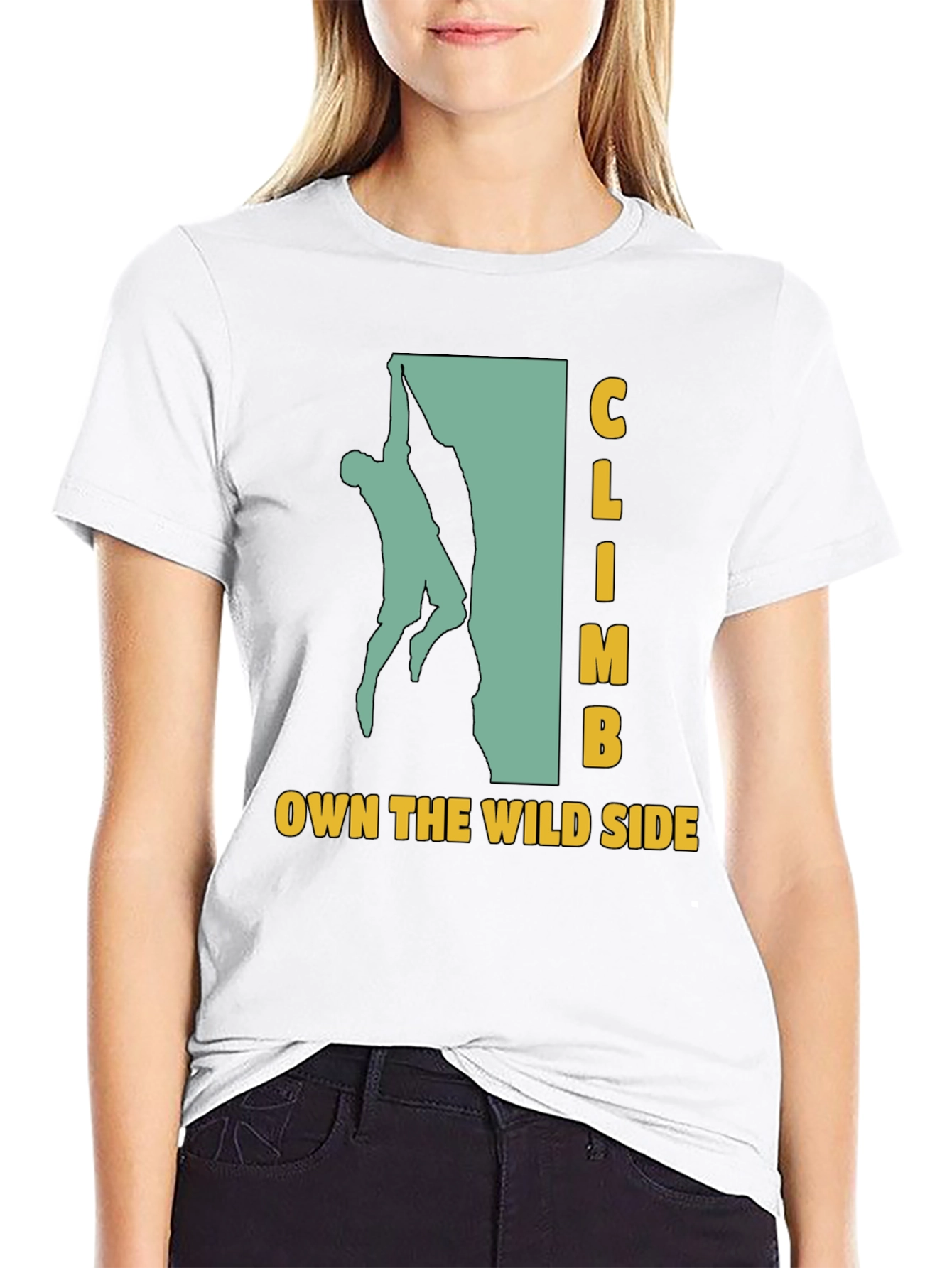 Climb Own The Wild Side Black Graphic T-Shirt