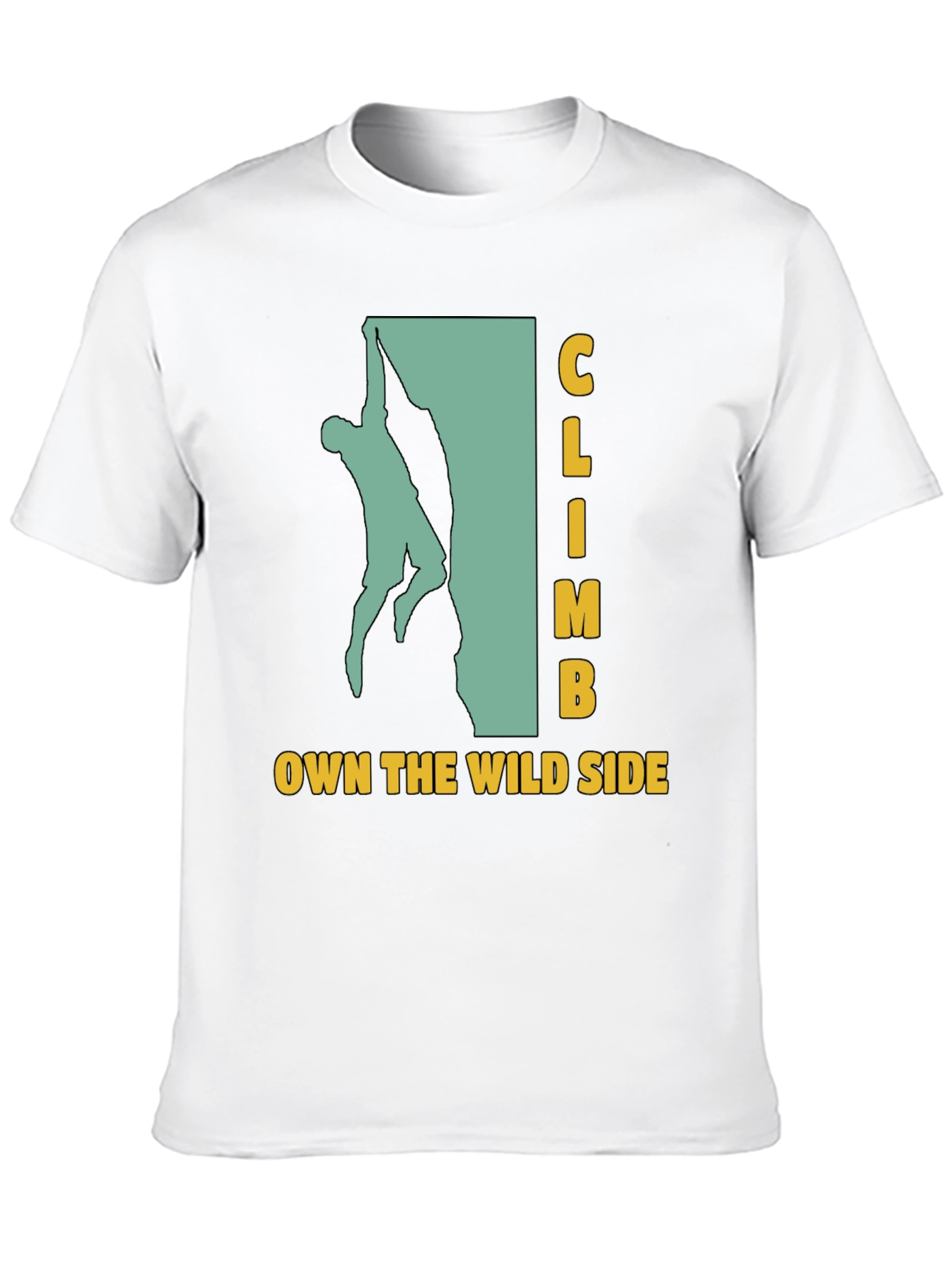 Climb Own The Wild Side Black Graphic T-Shirt