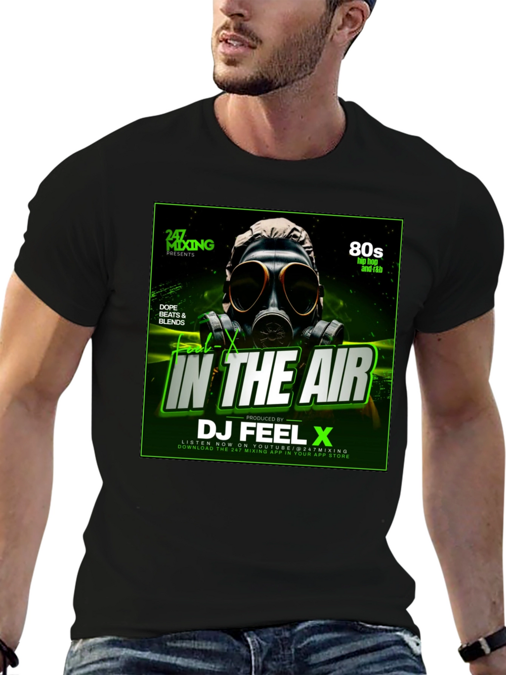 DJ Feel X In The Air Graphic T-Shirt