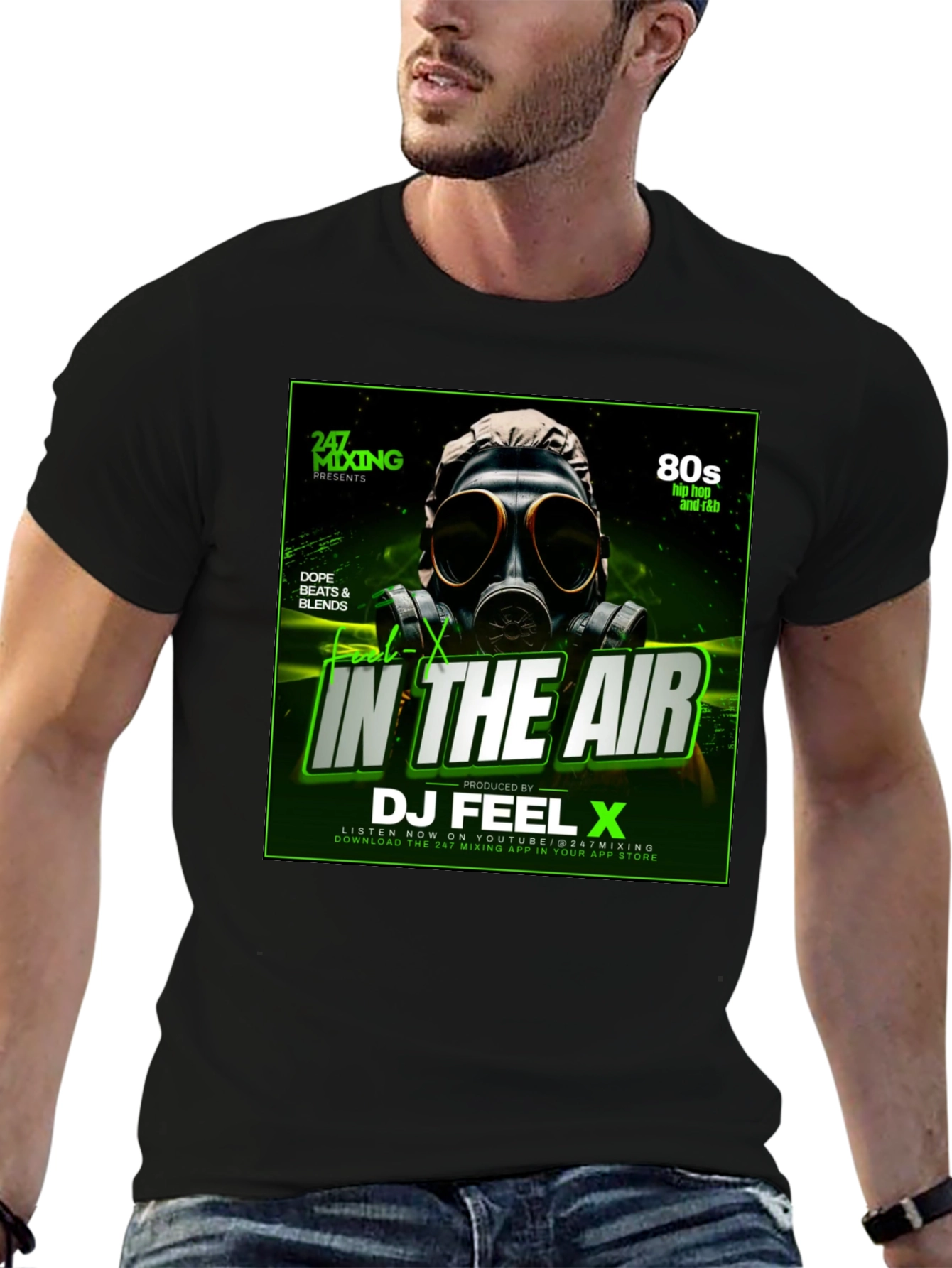DJ Feel X In The Air Graphic T-Shirt