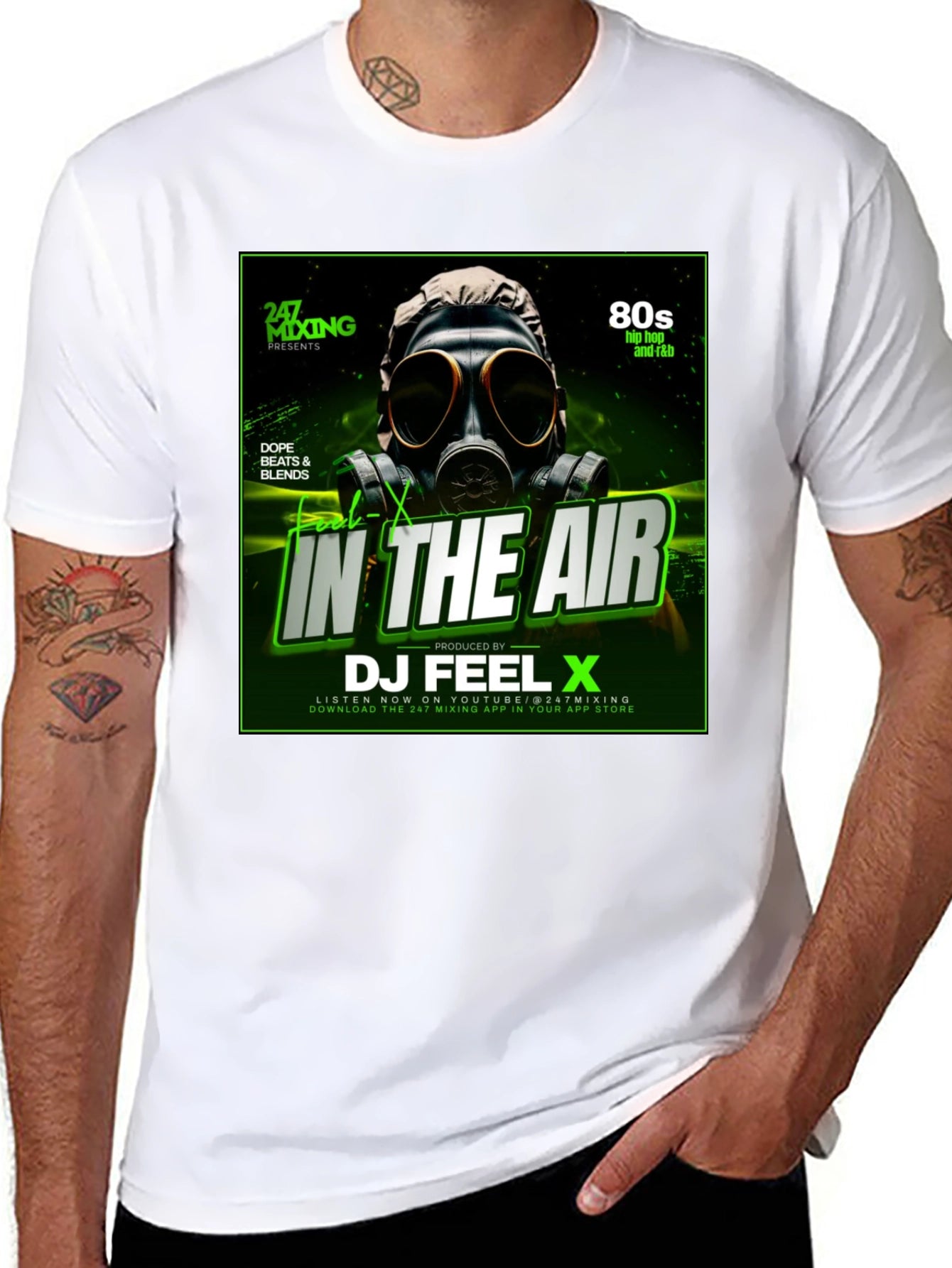 DJ Feel X In The Air Graphic T-Shirt