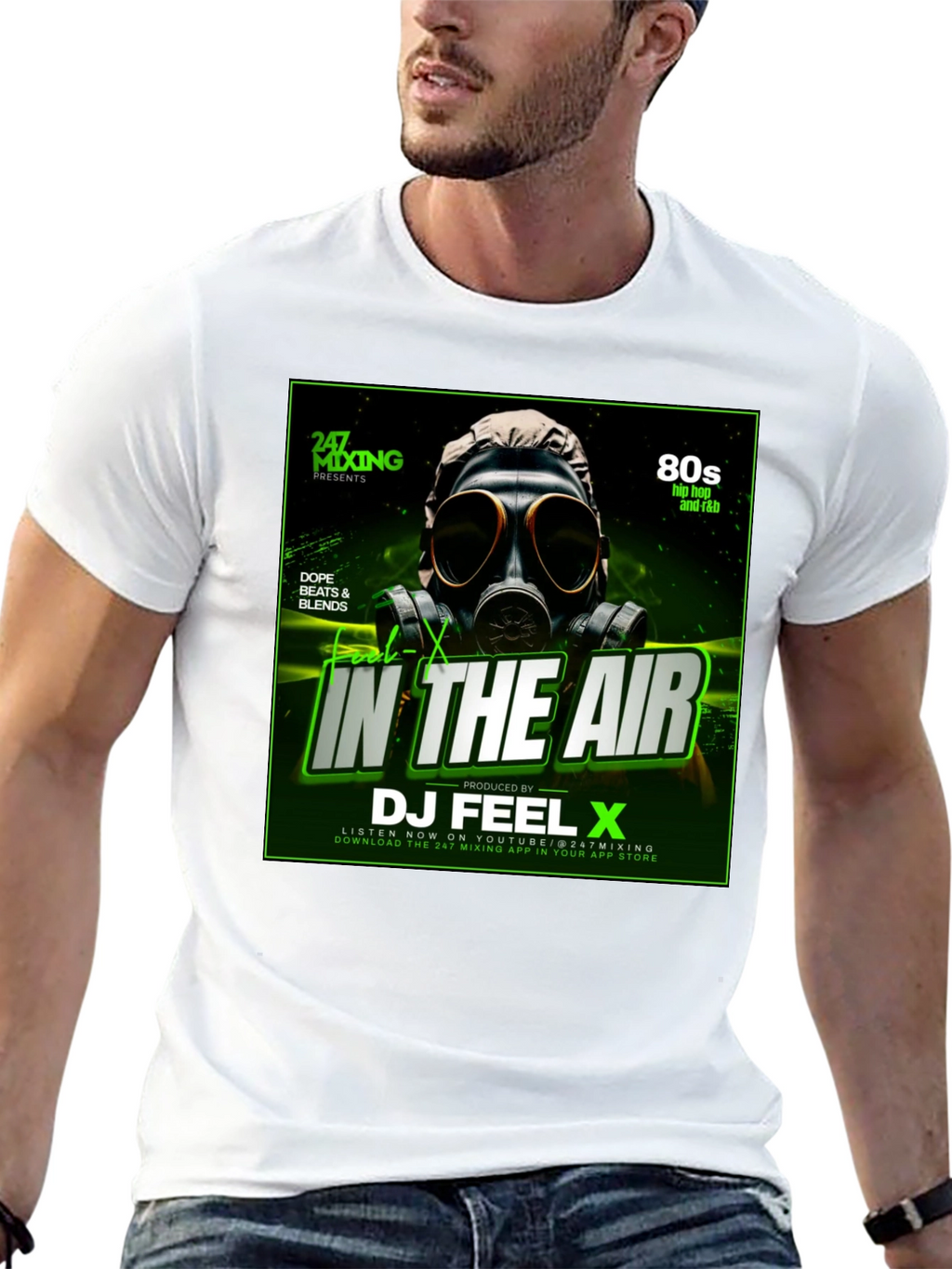 DJ Feel X In The Air Graphic T-Shirt