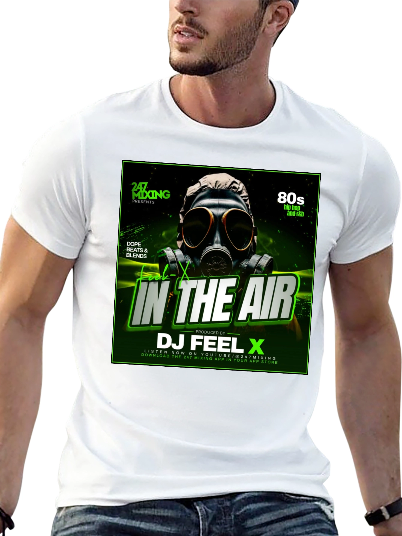 DJ Feel X In The Air Graphic T-Shirt