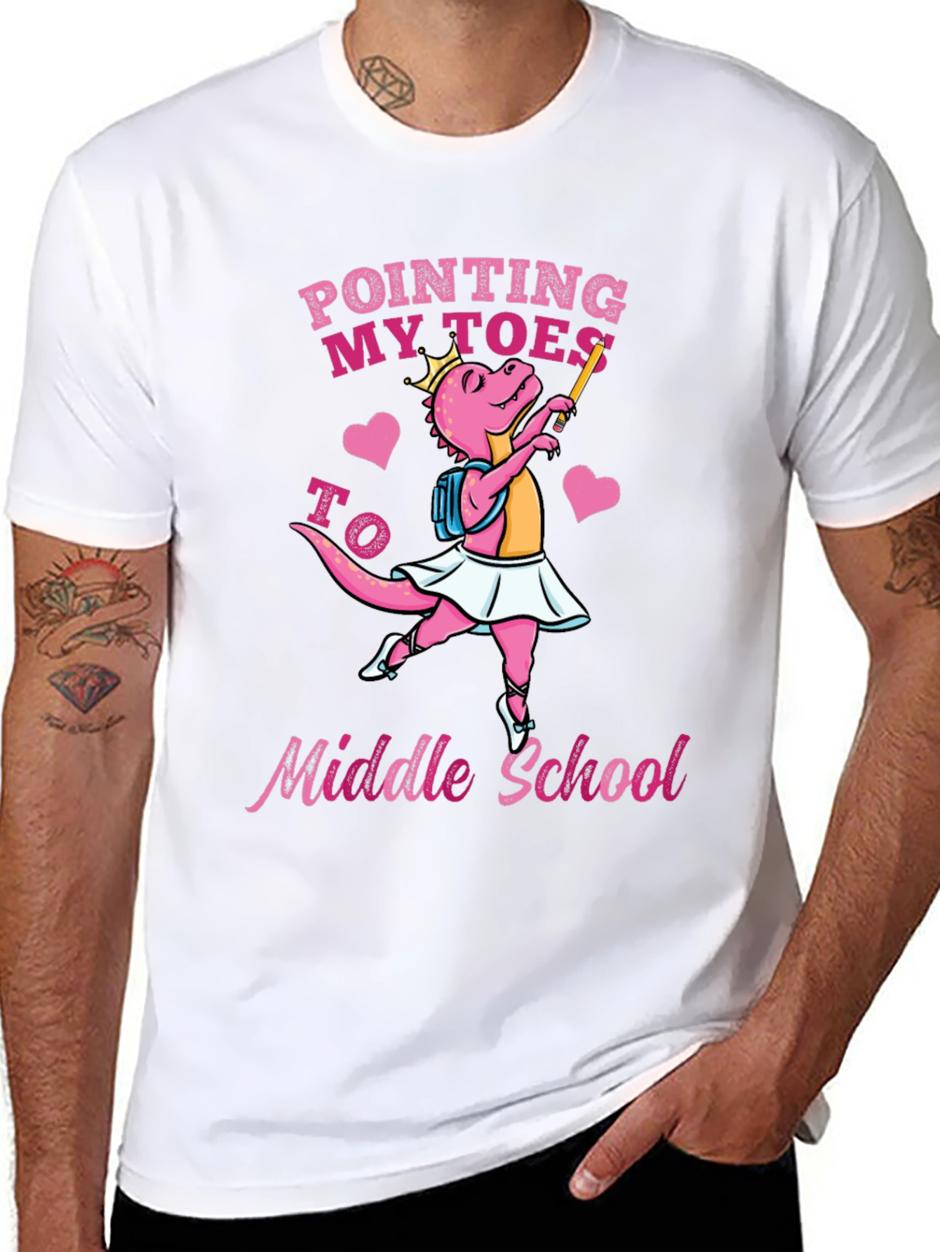Pointing My Toes to Middle School T-Shirt