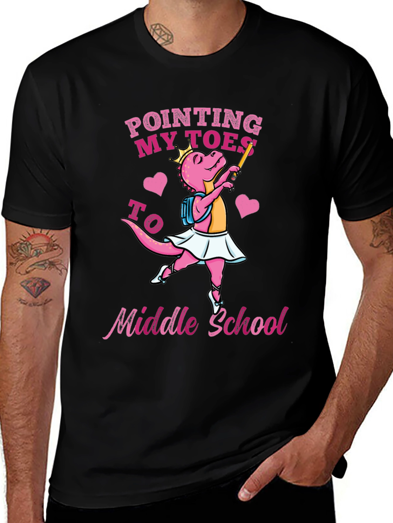 Pointing My Toes to Middle School T-Shirt