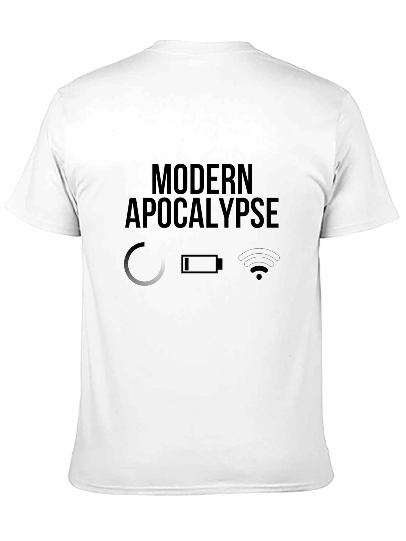 Modern Apocalypse Graphic Black T-Shirt