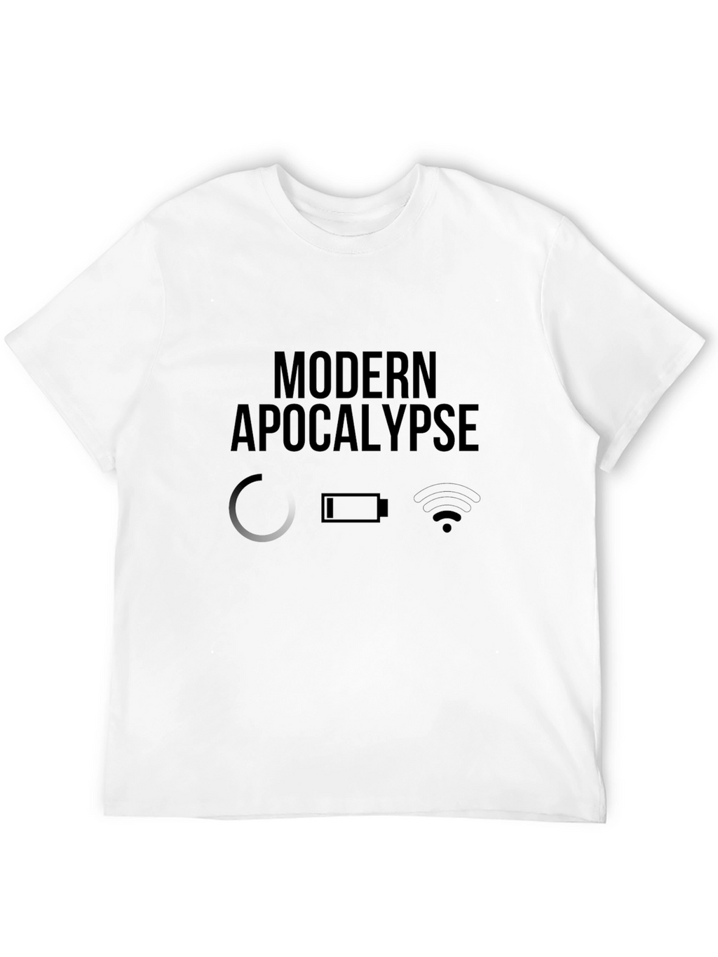 Modern Apocalypse Graphic Black T-Shirt