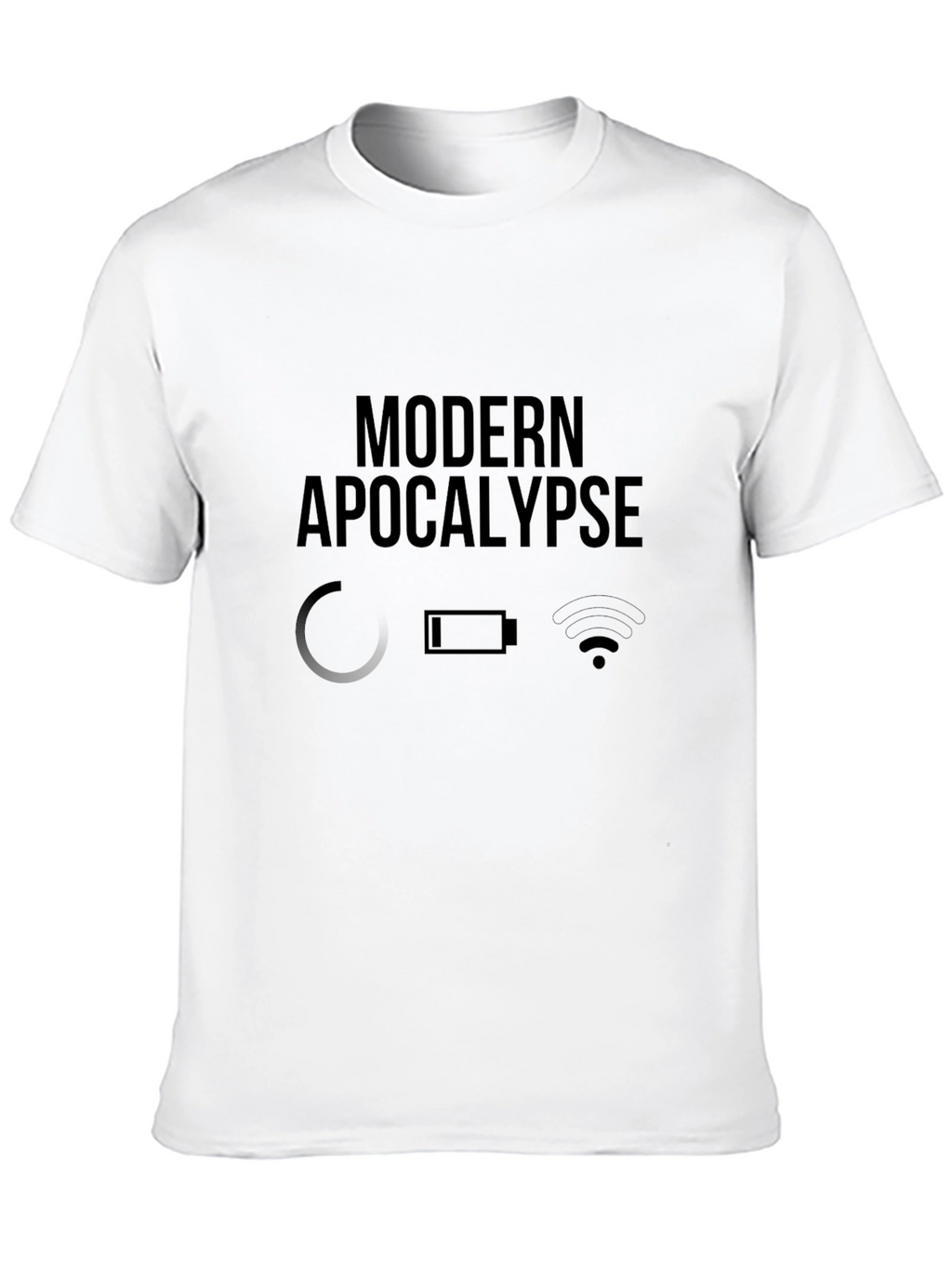 Modern Apocalypse Graphic Black T-Shirt