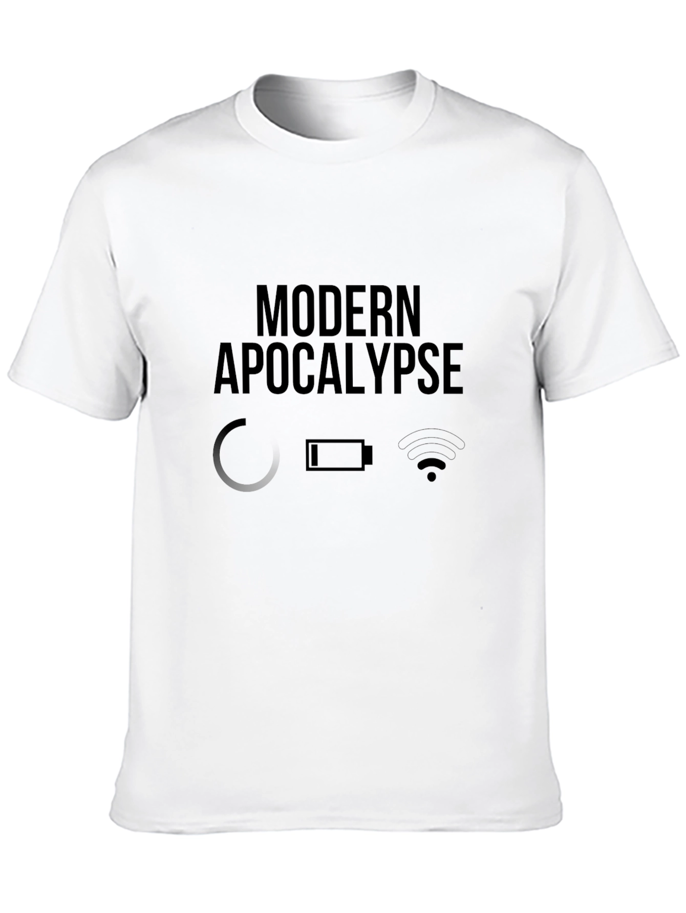 Modern Apocalypse Graphic Black T-Shirt
