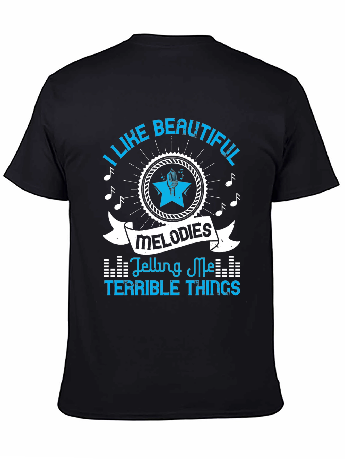 Beautiful Melodies Graphic T-Shirt - Black