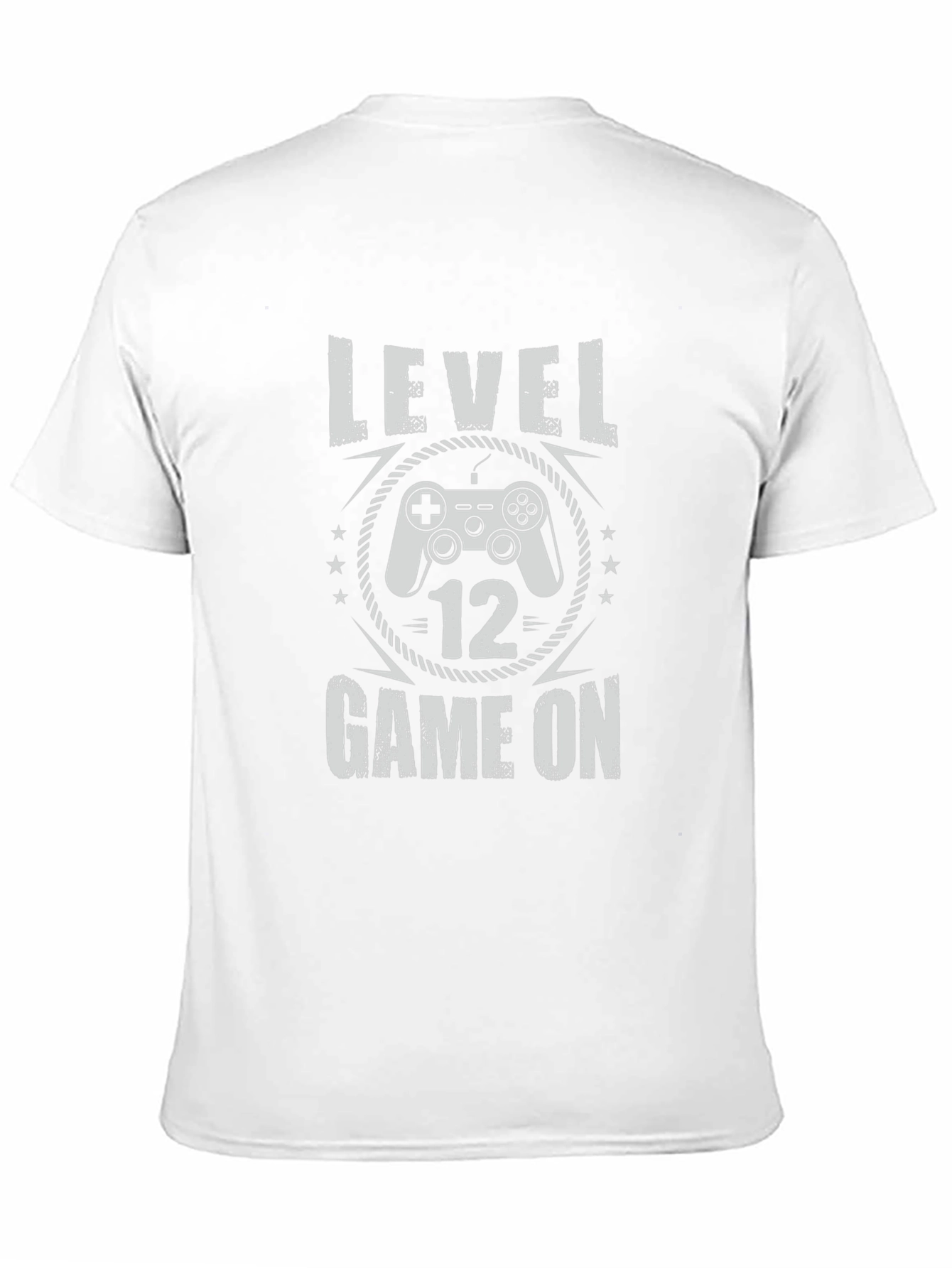 Level 12 Game On Black Graphic Tee