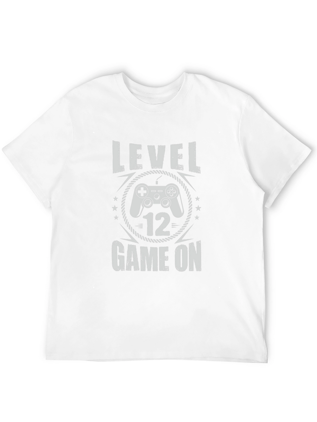 Level 12 Game On Black Graphic Tee