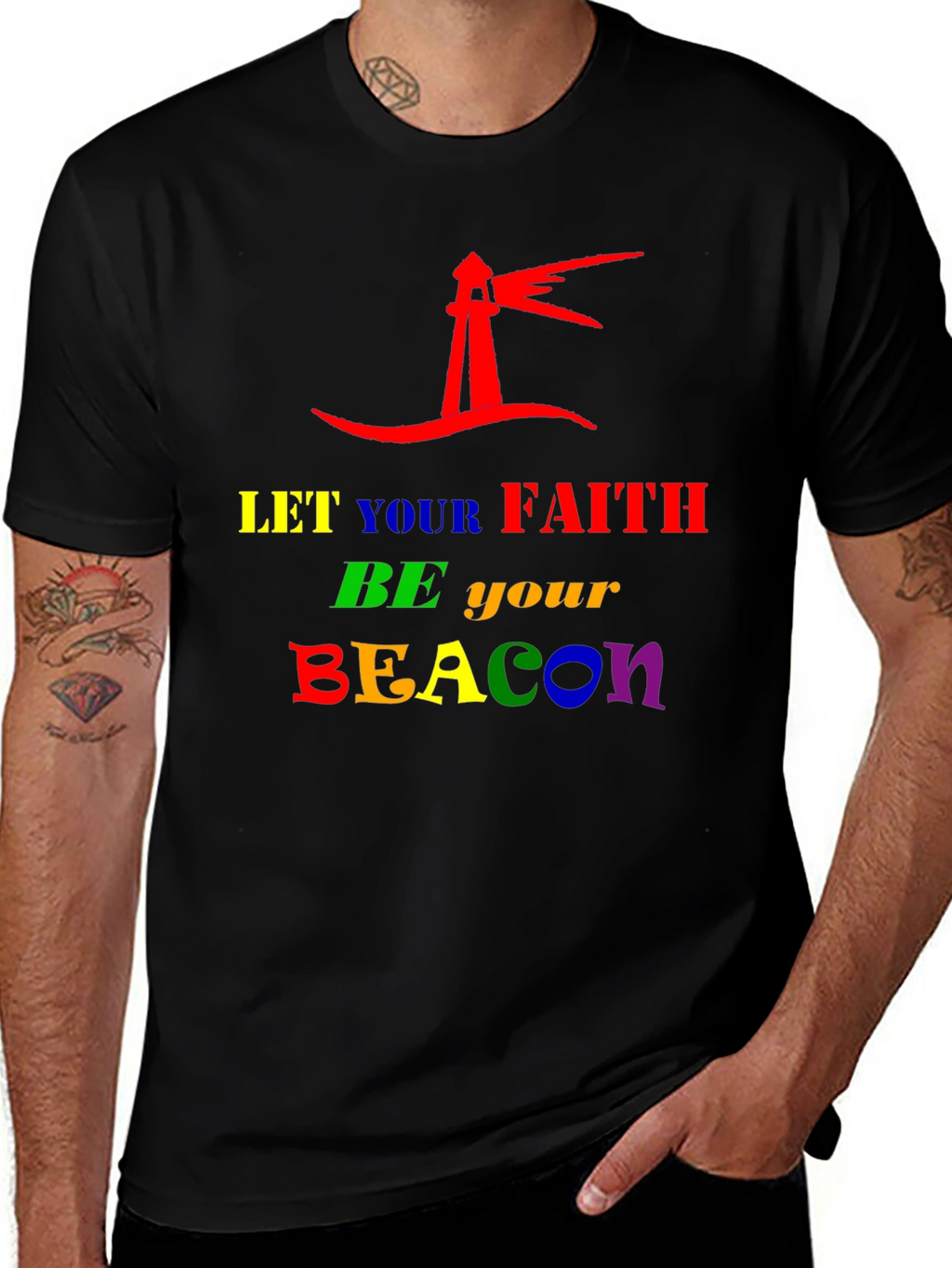 Faith Beacon LGBTQ Pride T-Shirt