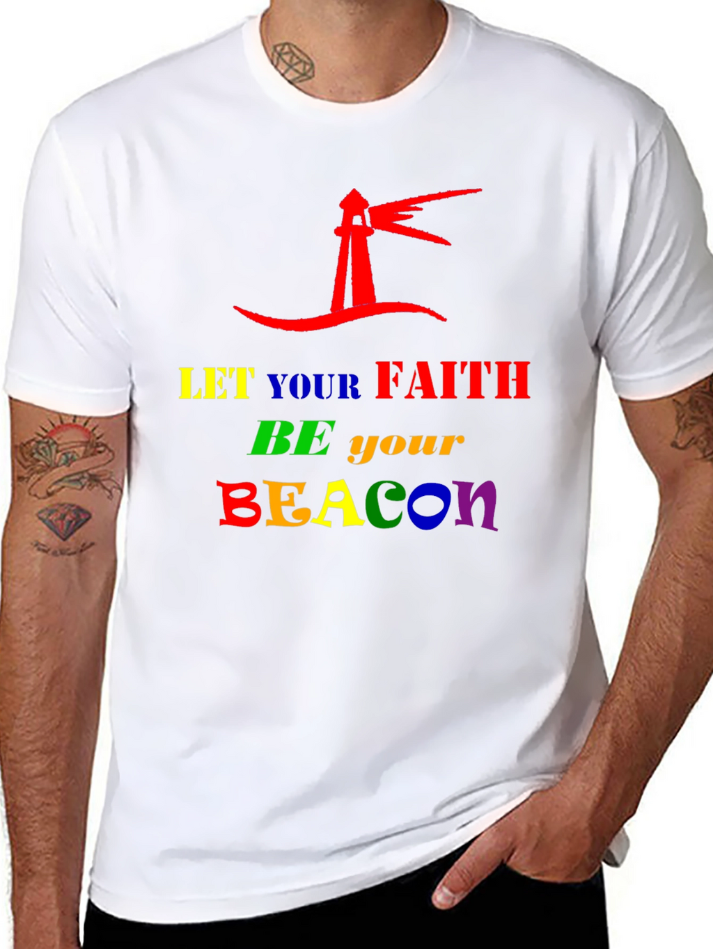 Faith Beacon LGBTQ Pride T-Shirt