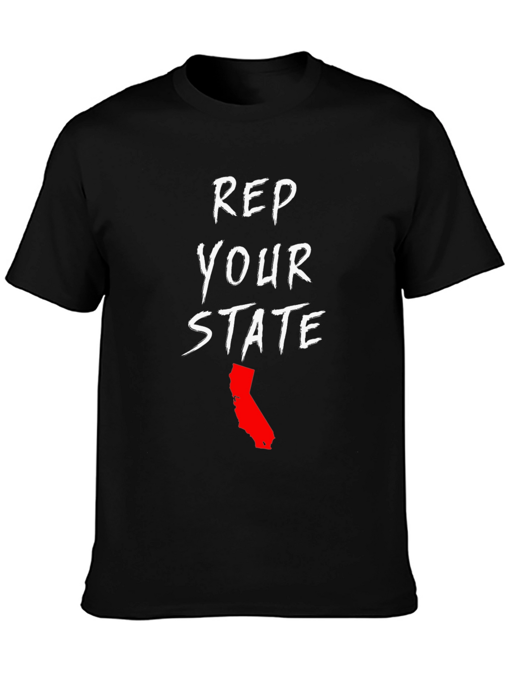 Rep Your State Black T-Shirt - California