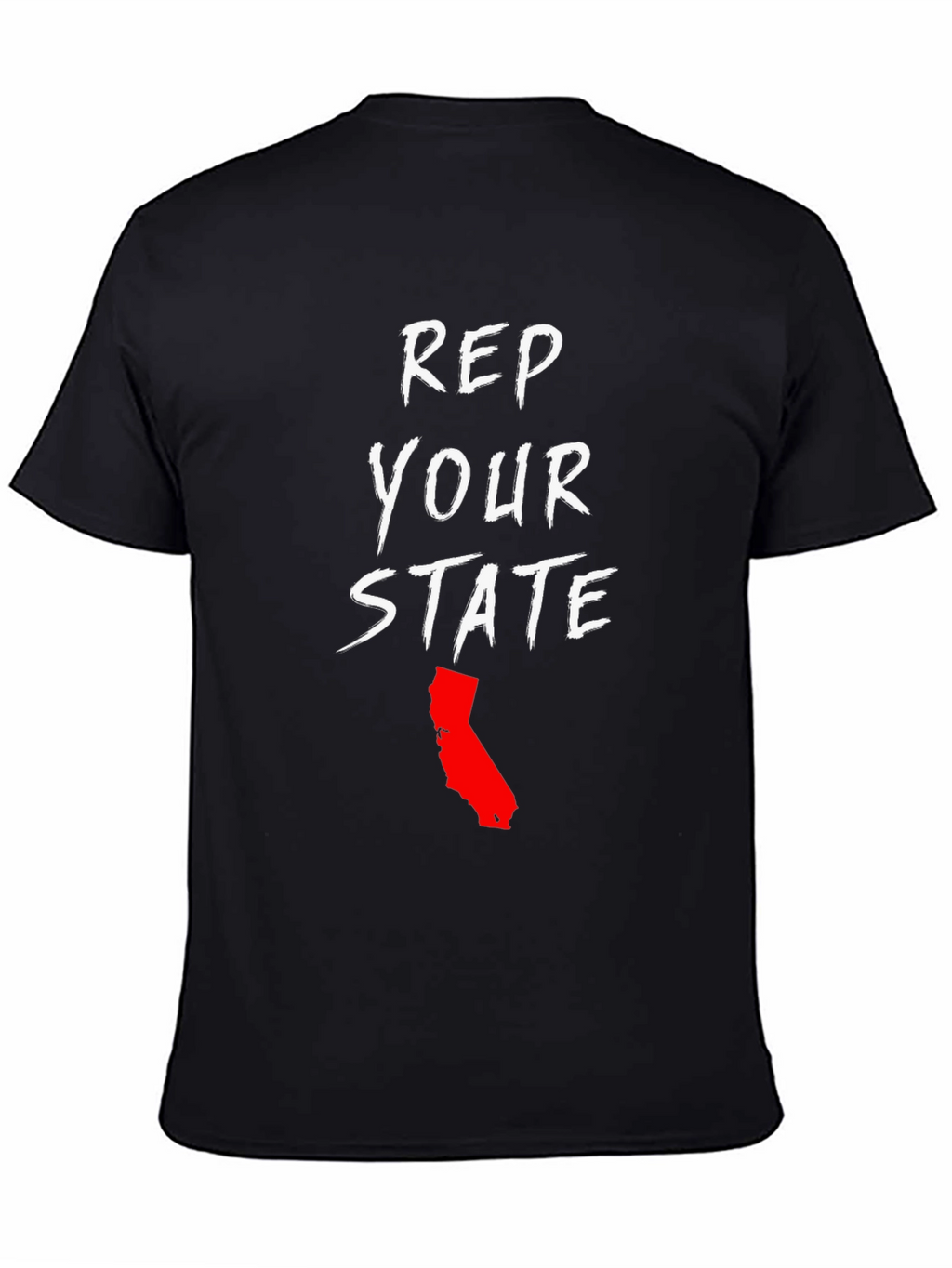 Rep Your State Black T-Shirt - California