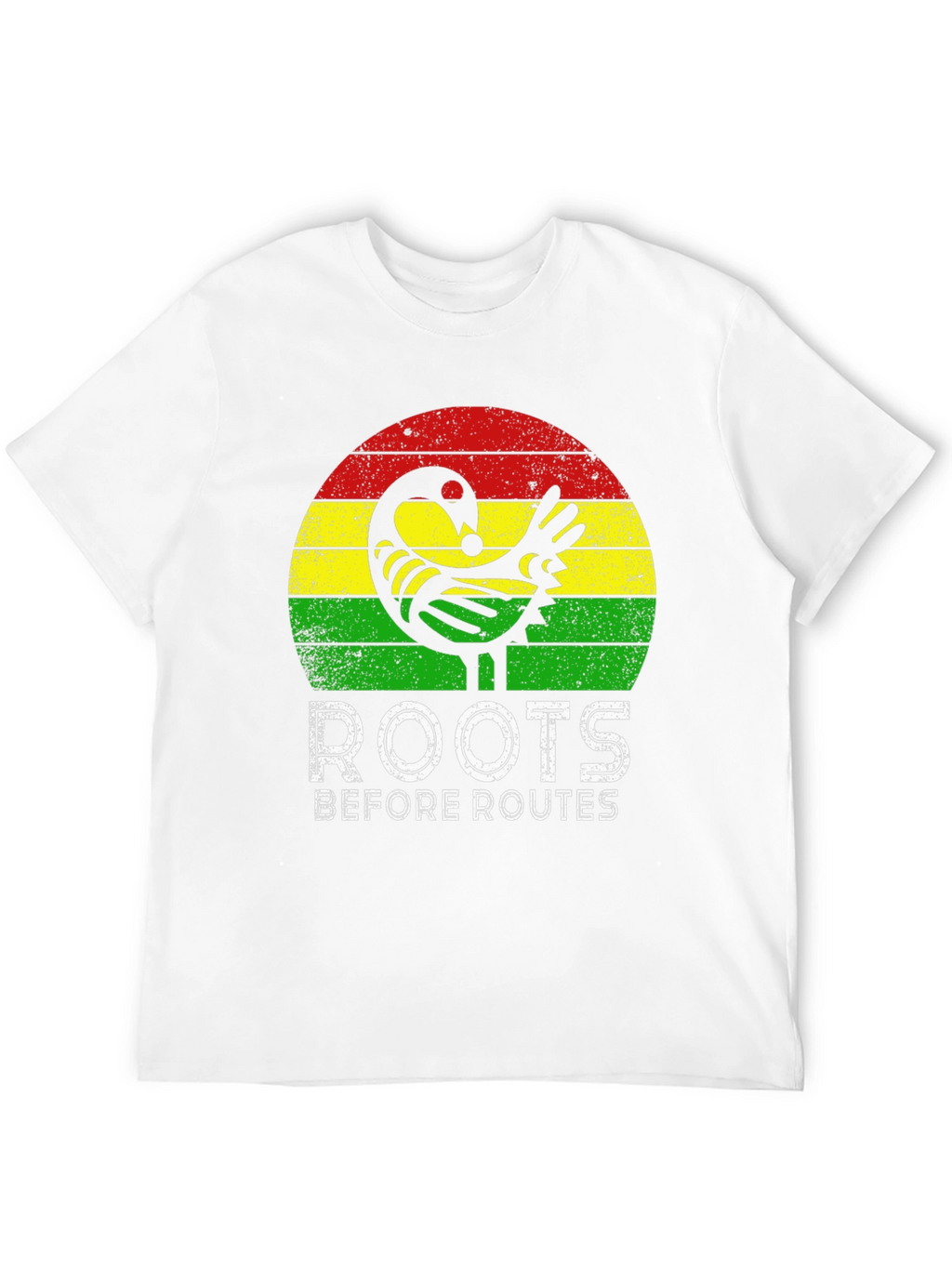 Roots Before Routes Adinkra Symbol Tee