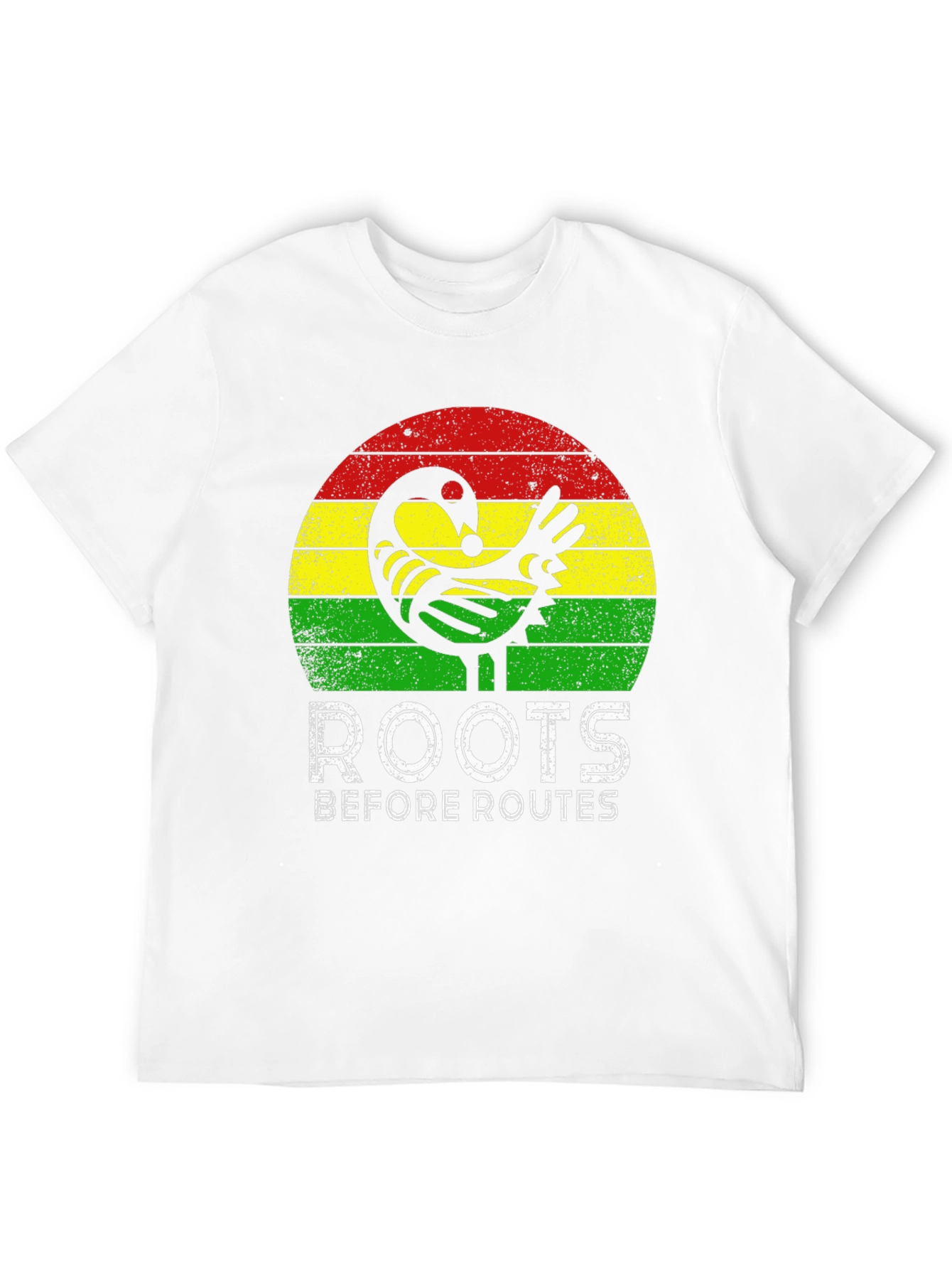 Roots Before Routes Adinkra Symbol Tee
