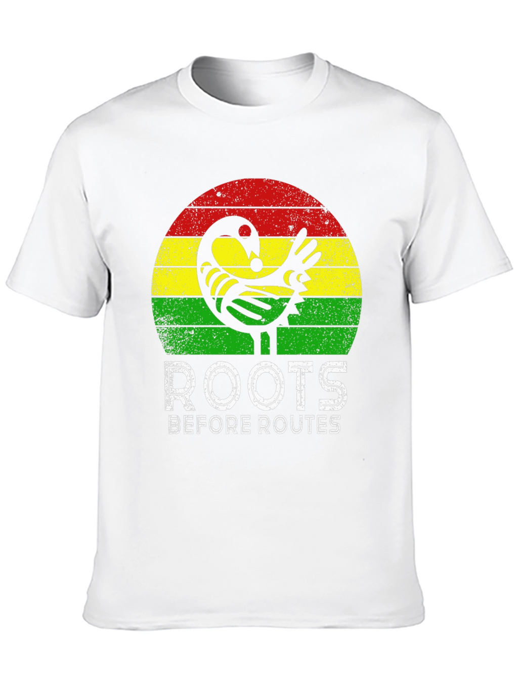 Roots Before Routes Adinkra Symbol Tee