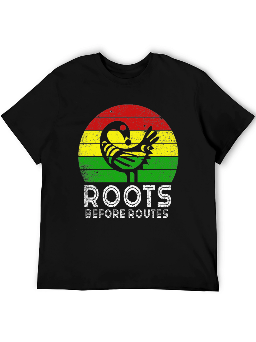 Roots Before Routes Adinkra Symbol Tee
