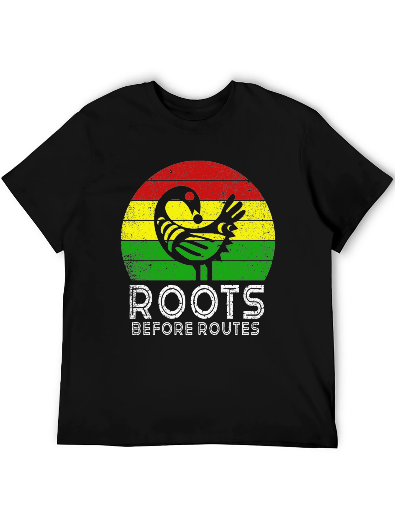 Roots Before Routes Adinkra Symbol Tee