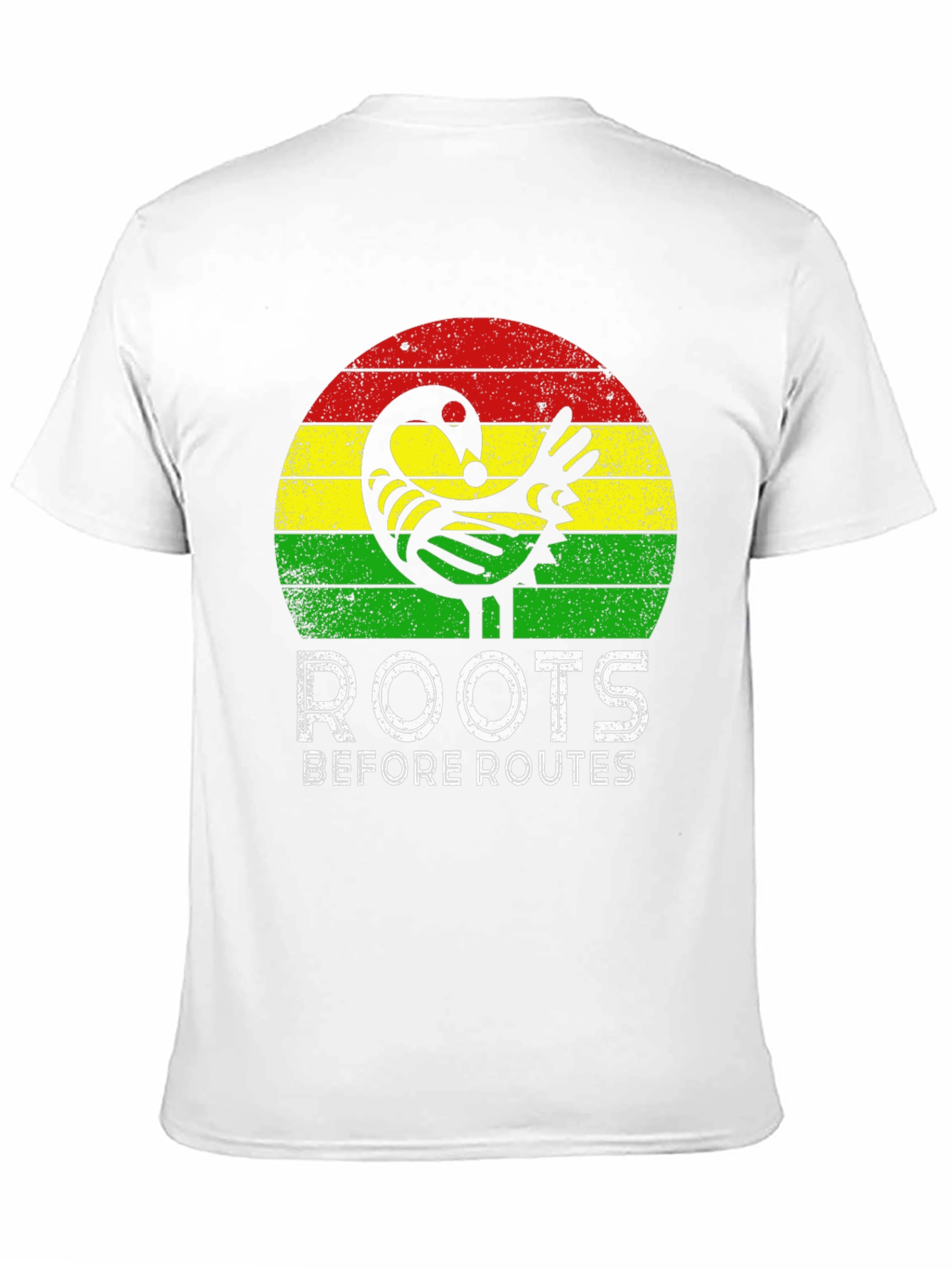 Roots Before Routes Adinkra Symbol Tee