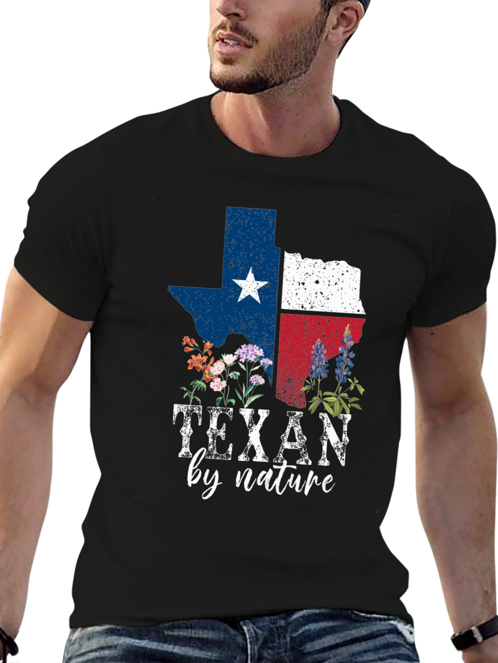 Texan By Nature Graphic T-Shirt