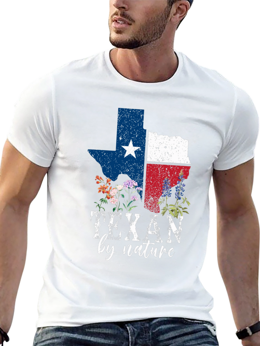 Texan By Nature Graphic T-Shirt