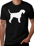 Schnauzer Silhouette Graphic Tee